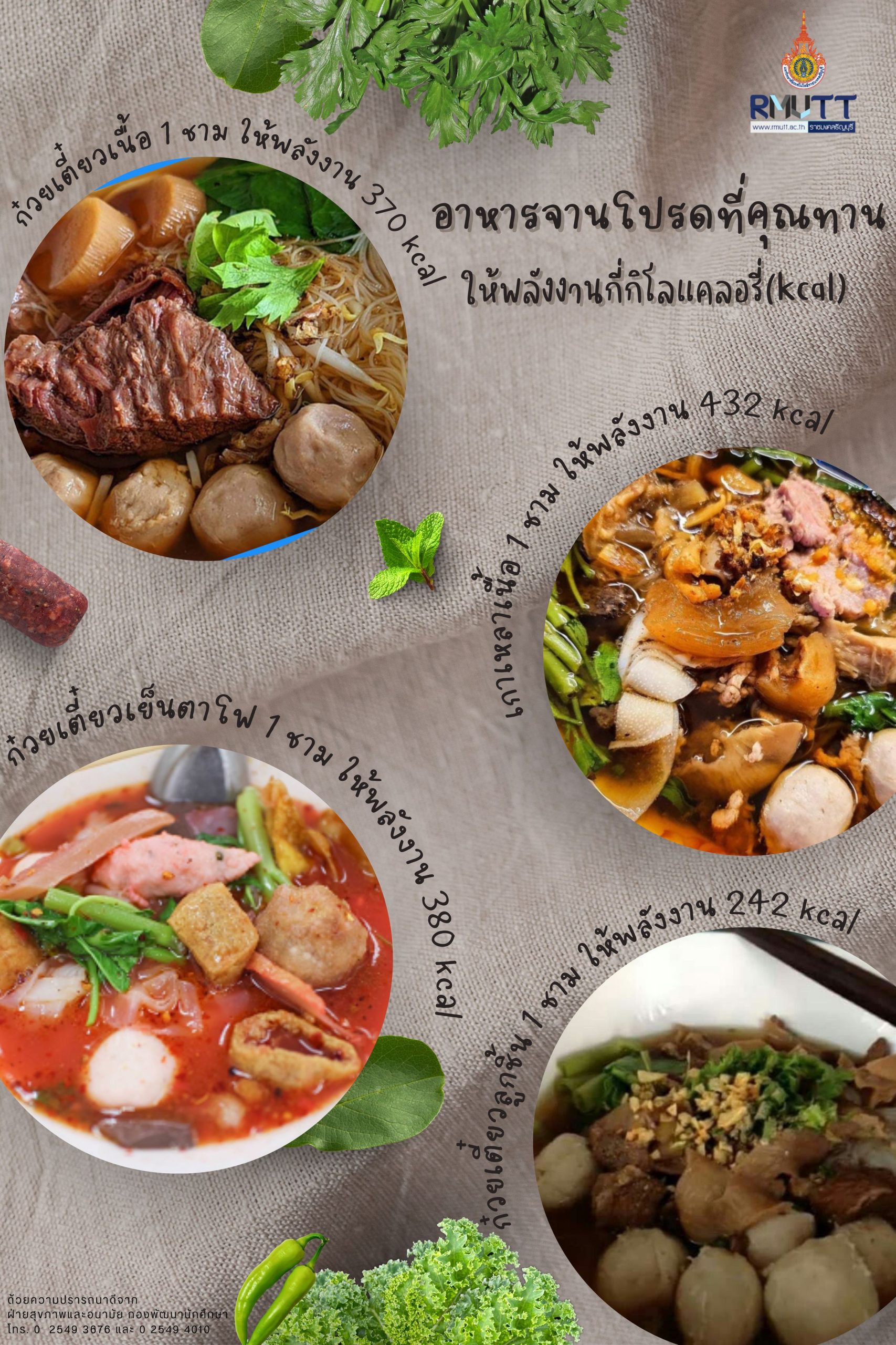 มทร.ธัญบุรี ยกระดับคุณภาพชีวิต! เปิดบริการ 'อาหารเพื่อสุขภาพ' พร้อมเมนูโภชนาการสูง