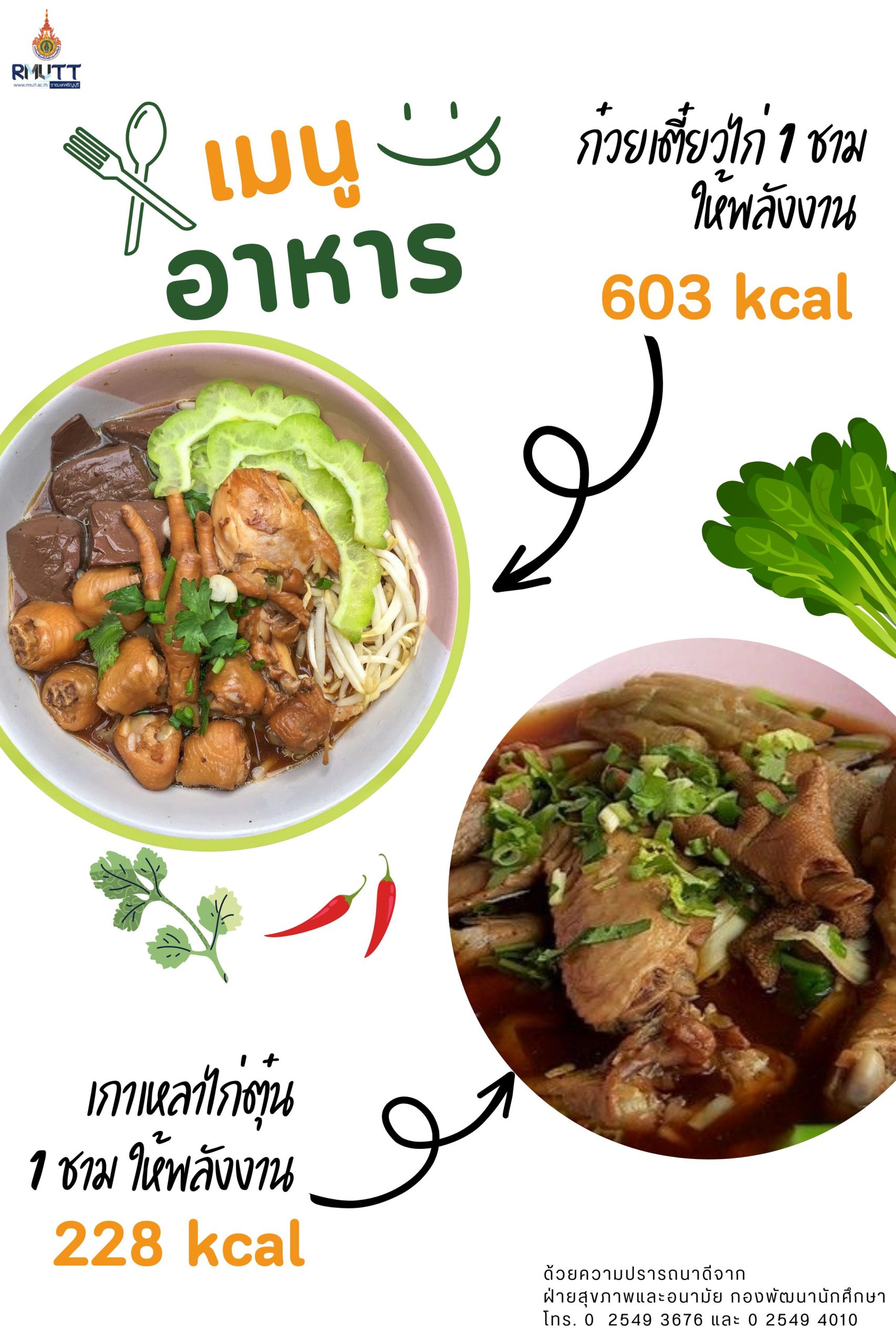 มทร.ธัญบุรี ยกระดับคุณภาพชีวิต! เปิดบริการ 'อาหารเพื่อสุขภาพ' พร้อมเมนูโภชนาการสูง