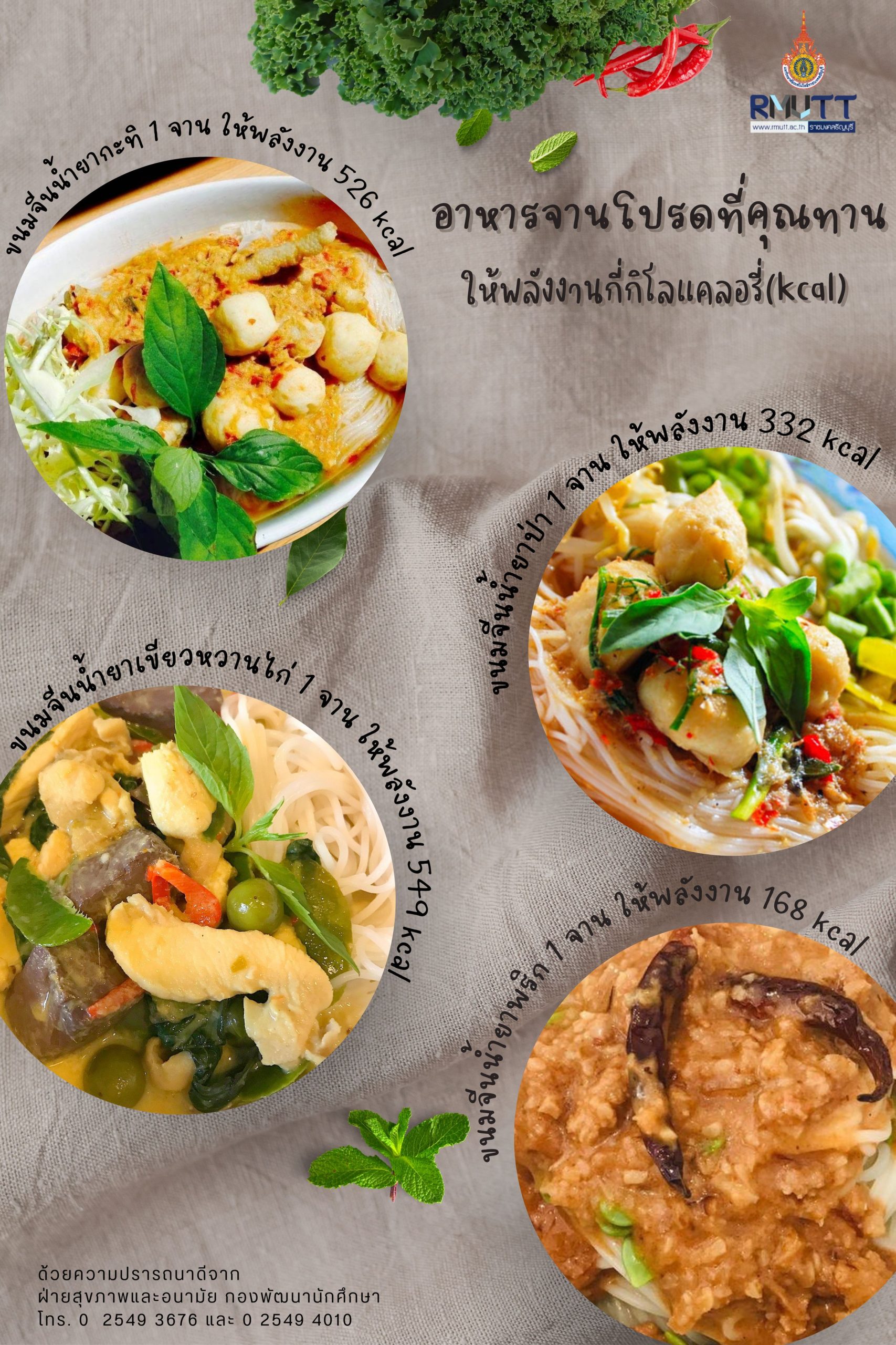 มทร.ธัญบุรี ยกระดับคุณภาพชีวิต! เปิดบริการ 'อาหารเพื่อสุขภาพ' พร้อมเมนูโภชนาการสูง