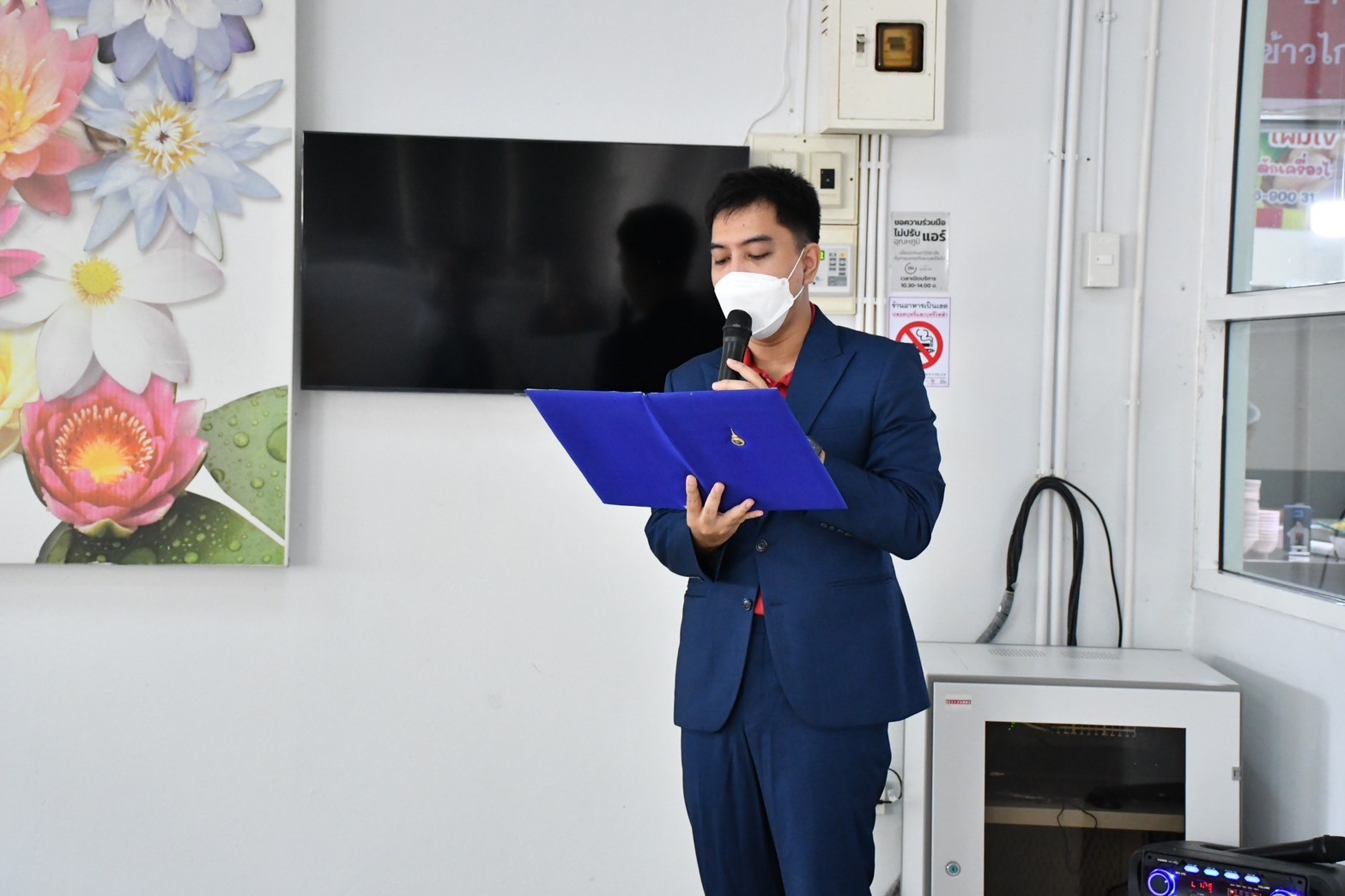 รับมอบป้ายรับรองมาตรฐานสุขาภิบาลอาหาร